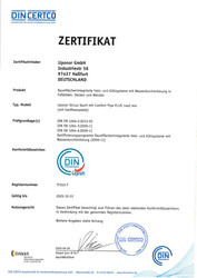 Uponor CER Siccus Sport SYS MECH DIN CERTCO 7F353-F DE